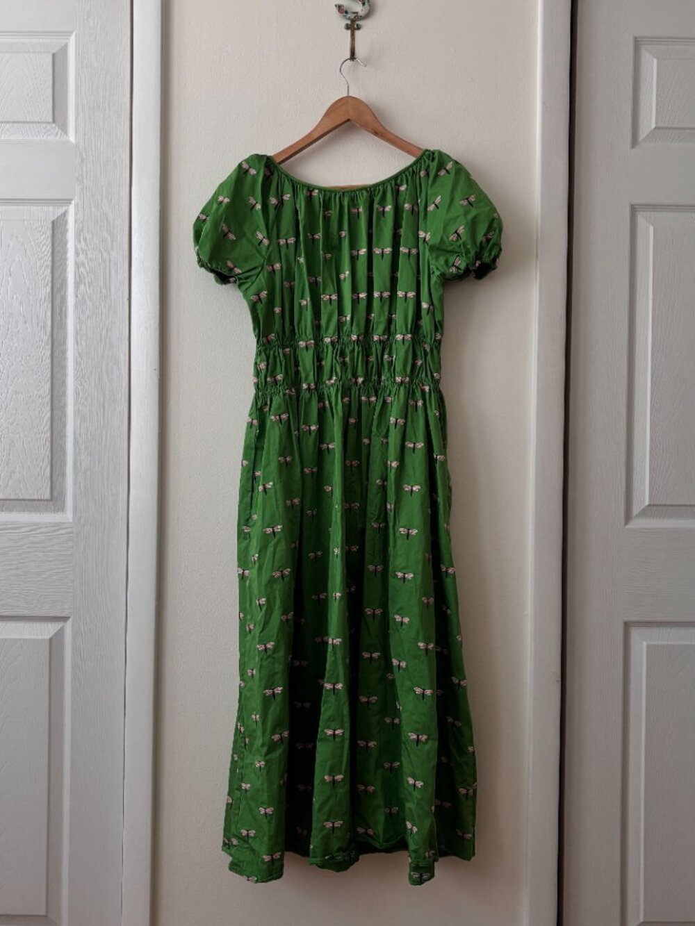 Kate Spade Dragonfly Riviera Midi Dress in Green - Picture 12 of 13